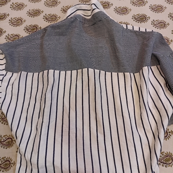 Stylish striped linen crop top( size L) - Picture 11 of 11